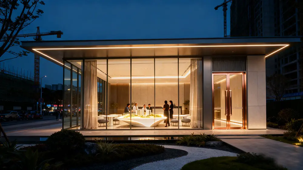 中梁售楼部展厅设计施工