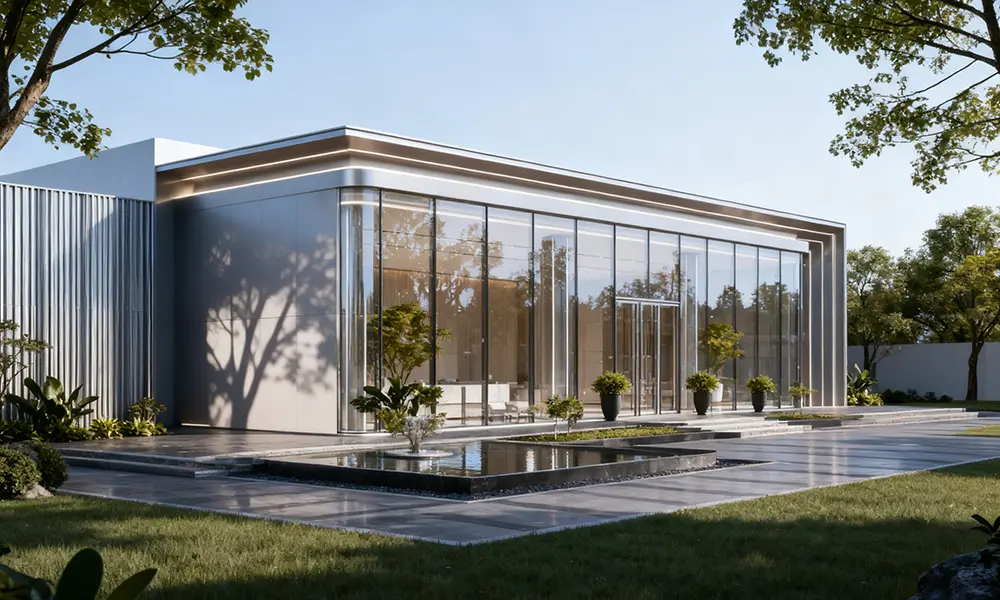 山东烟台星河湾钢结构接待中心售楼部